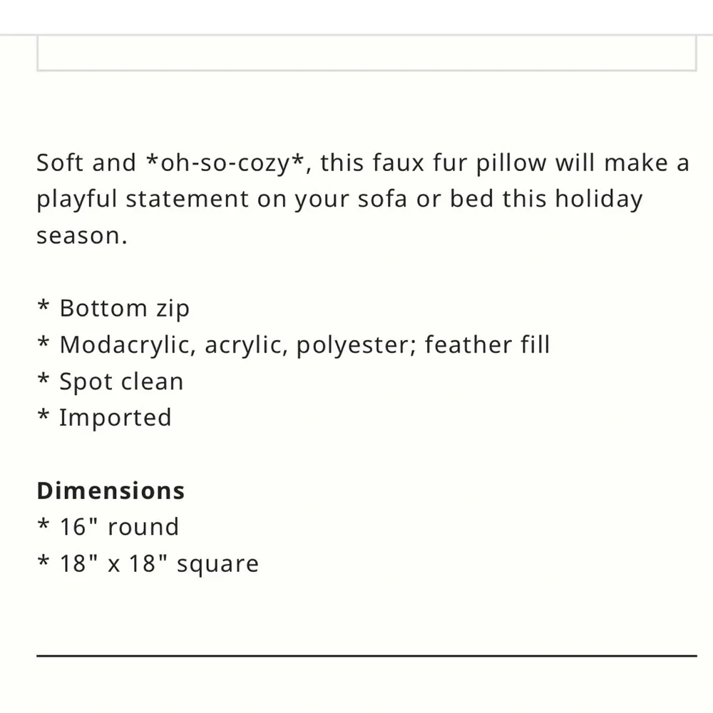 Anthropologie’s Faux Fur Heart Pillow